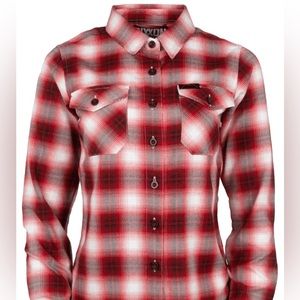 DIXXON women’s Metallica flannel. NWT size Large.